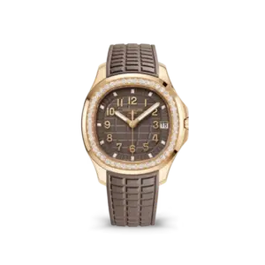 Patek Philippe Aquanaut Luce Automatic Diamond Brown Dial Ladies Watch 5068R-001