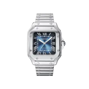 Santos de Cartier Medium Blue Dial Automatic