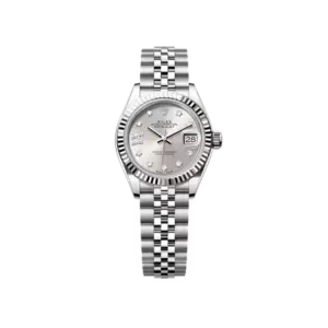 Rolex Lady-Datejust 28, Oystersteel and 18k White Gold, Ref#279174-0021