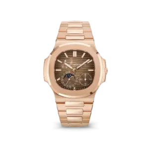 Patek Philippe Nautilus Moon Phase Rose Gold Watch 5712/1R-001